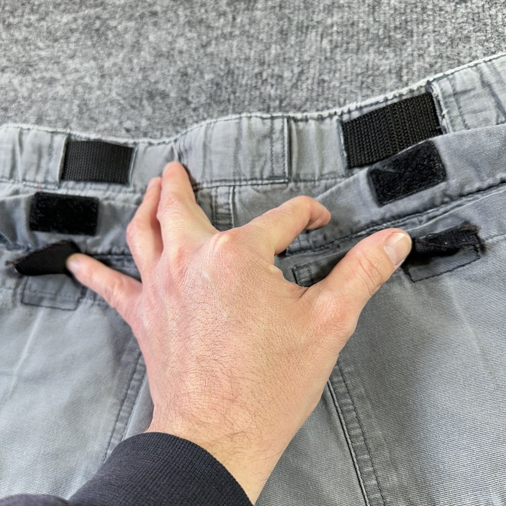 Vintage Billabong Military Cargo Pants 28x30 Gray OG 107 Utility Wide Baggy 90's - Picture 15 of 16